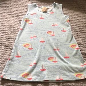 Kids Polly Play dress Sailboat Print